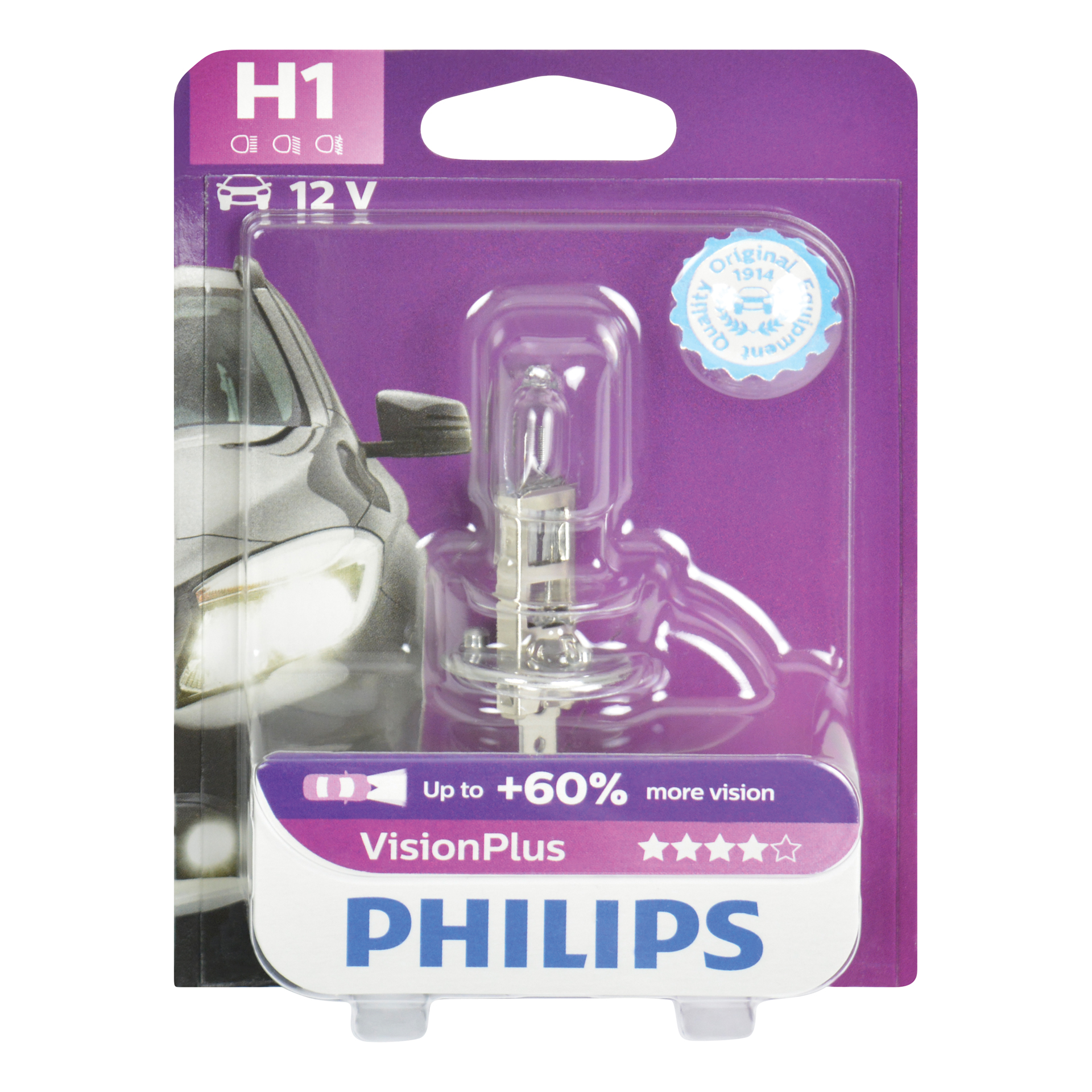 Philips Philips 12258VPB1 H1 VisionPlus 55W blister 0730523