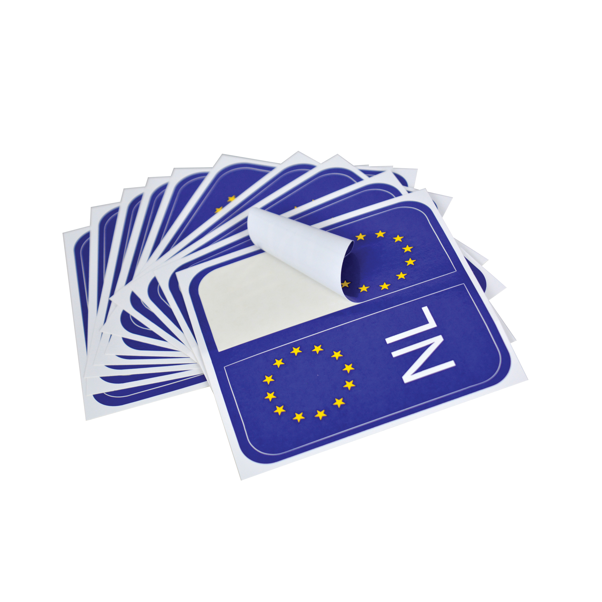 Carpoint NL/EU nummerplaatsticker (10vel x 2) 1316052