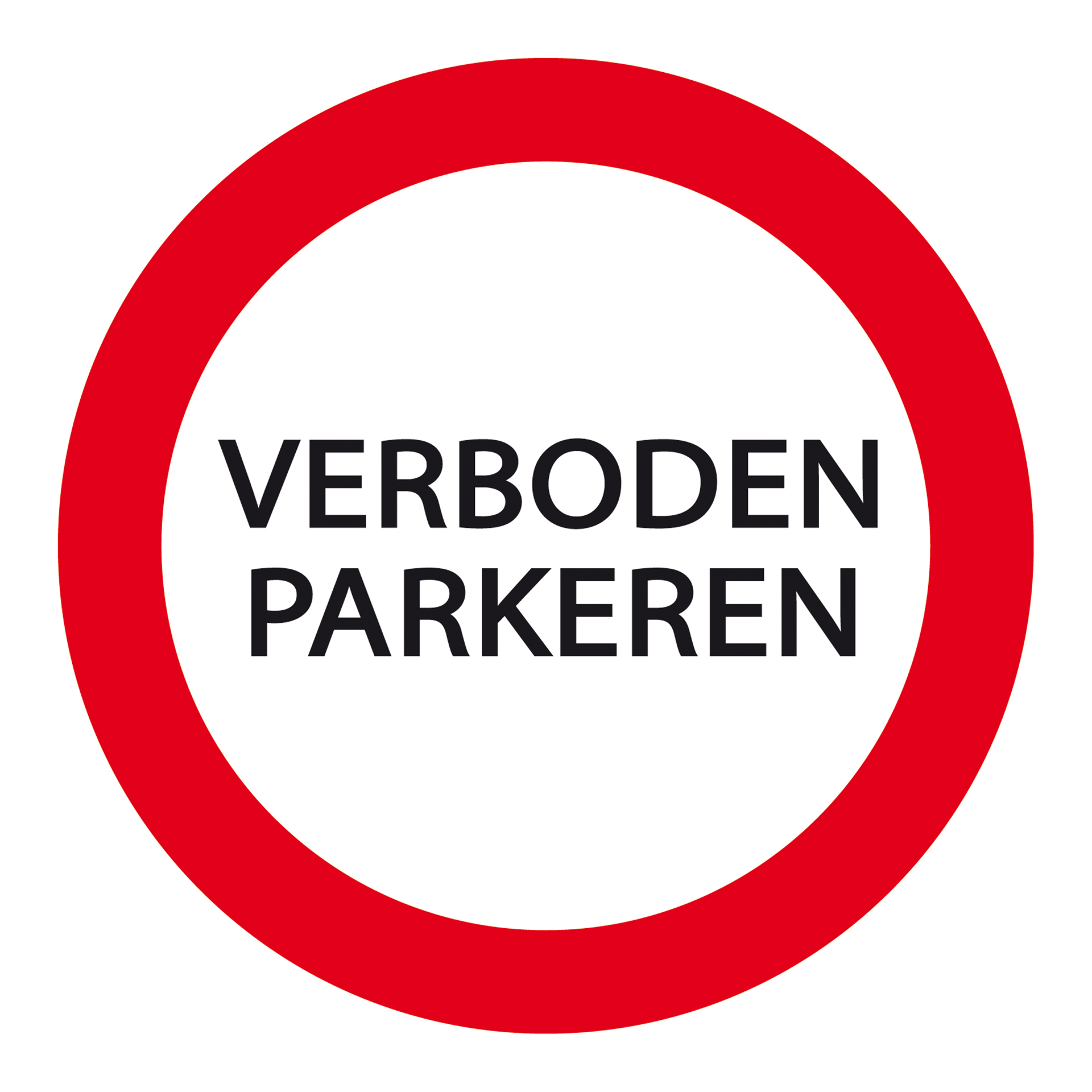 Carpoint Carpoint Bord Parkeren Verboden Ø 24cm 1319021
