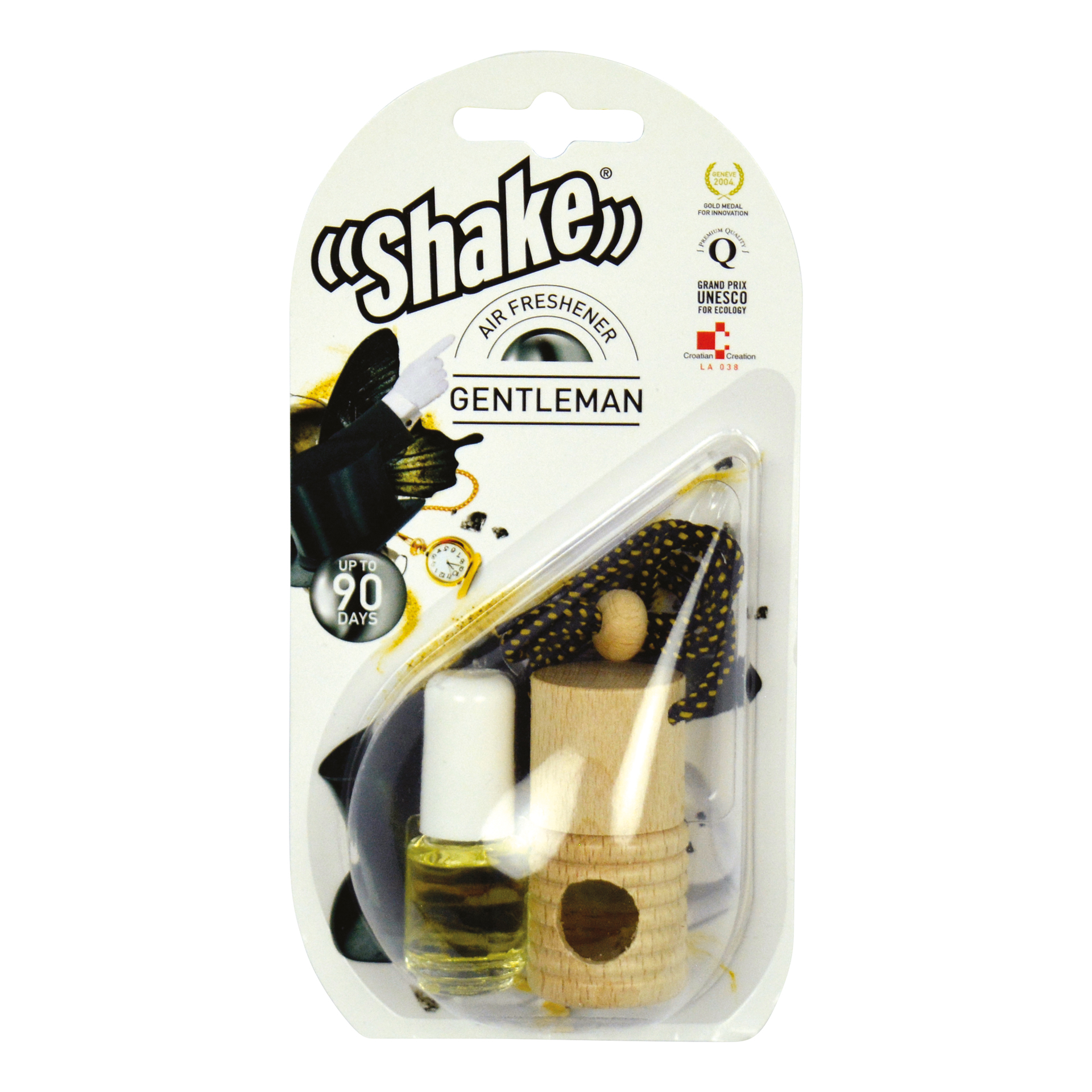 Shake Shake luchtverfrisser + navulling Gentleman 2x4,5ml 1710776