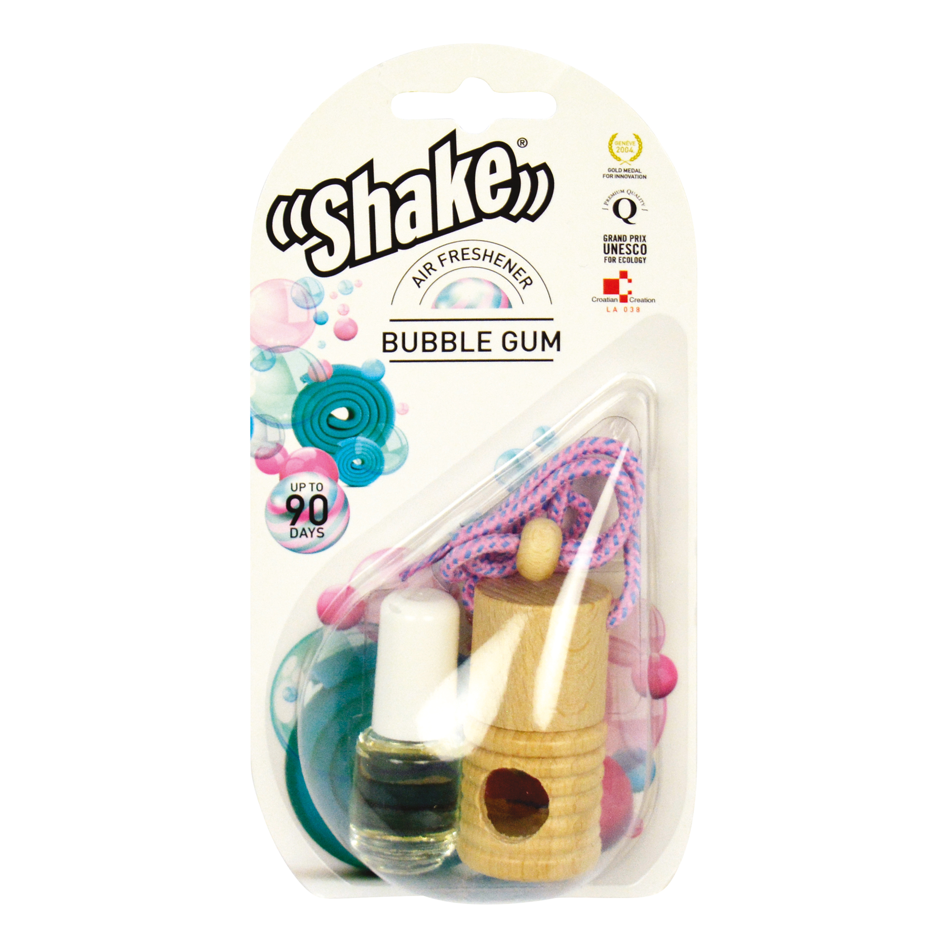 Shake Shake luchtverfrisser + navulling Bubblegum 2x4,5ml 1710779