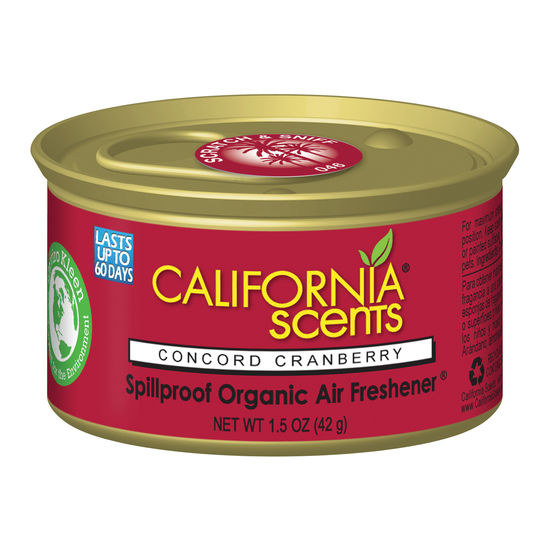 California Scents California Scents Luchtverfrisser Concord Cranberries Blik 1711618