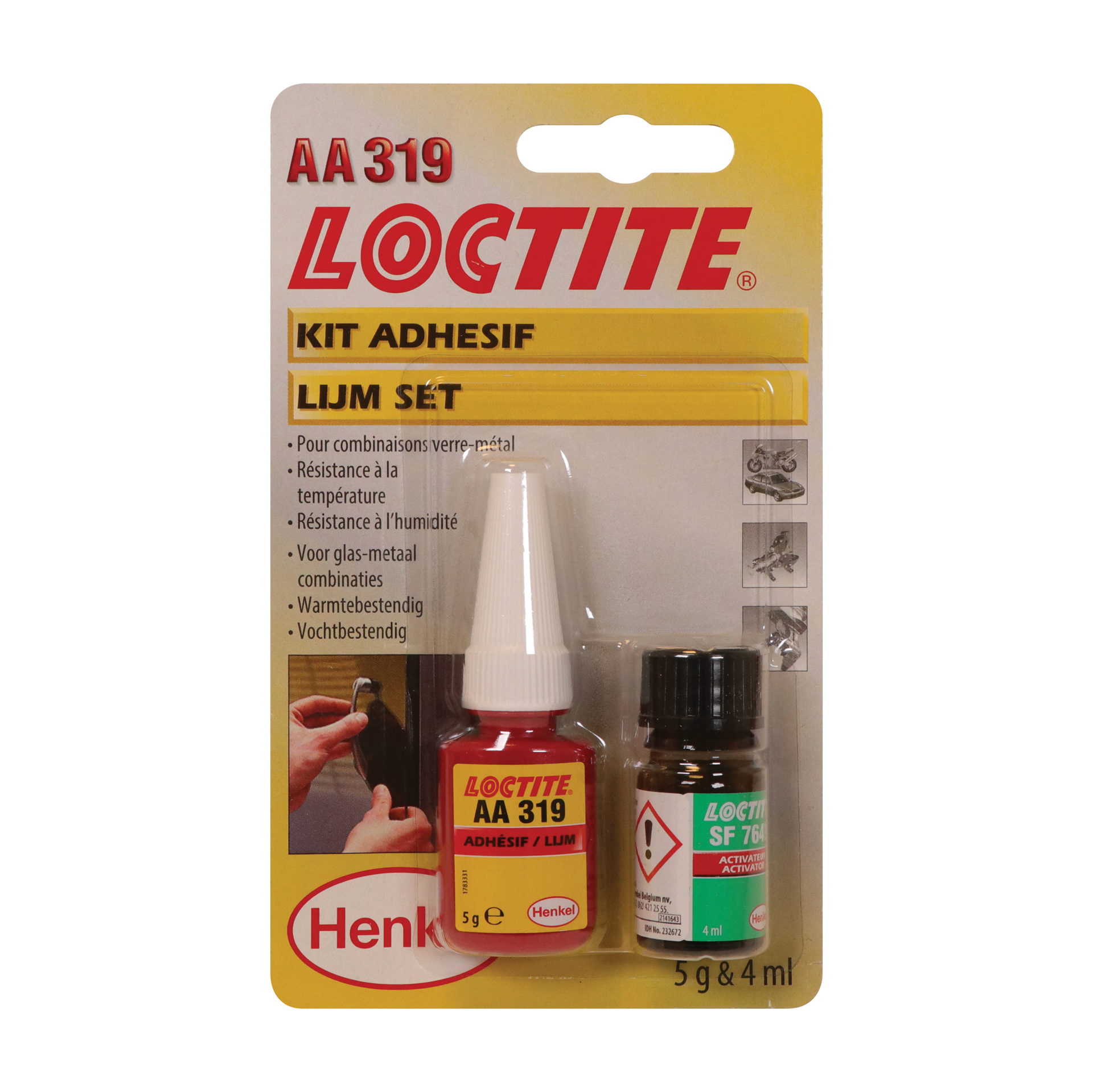 Loctite Loctite 319/7649 Glas/metaallijm 5g/4ml 1831735