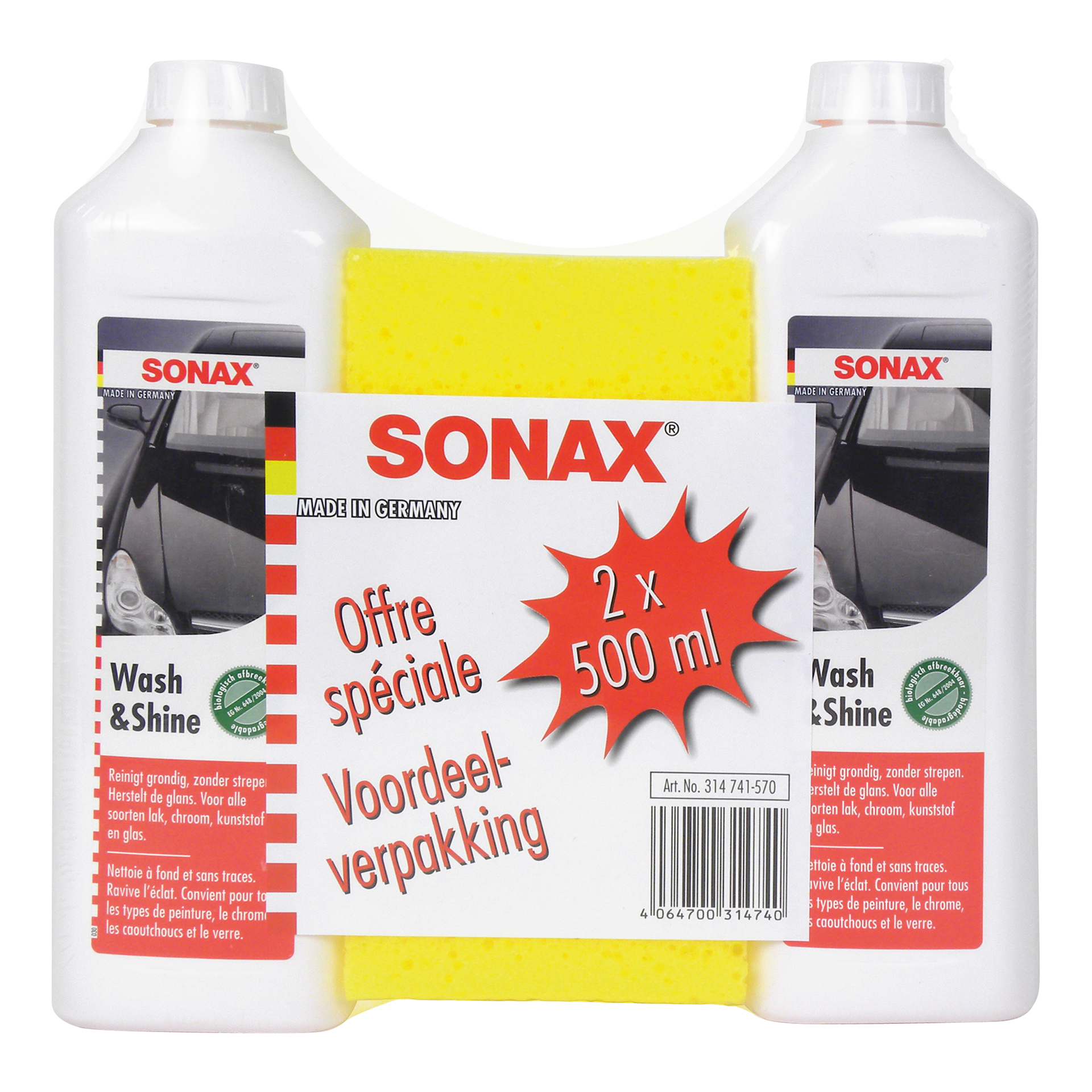 Sonax Sonax 03147410 Wash & shine shampooset 1837581