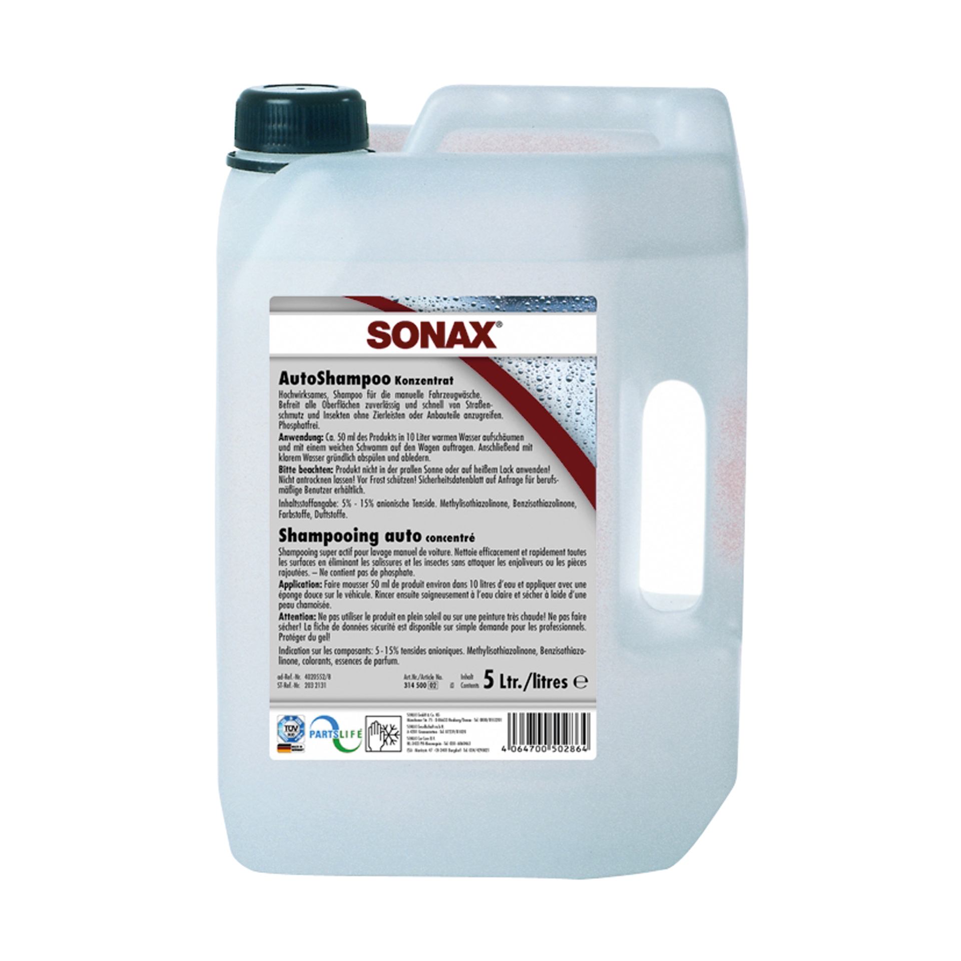 Sonax Sonax 03145000 Autoshampoo 5L 1837714