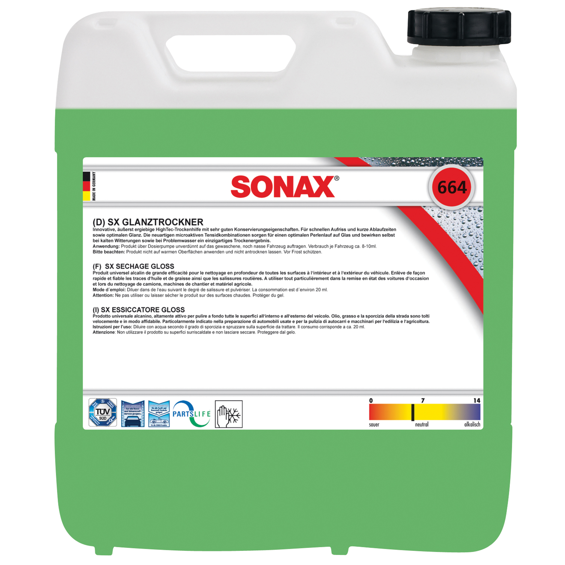 Sonax Sonax 06646000 SX Glansdroger 10L 1837751