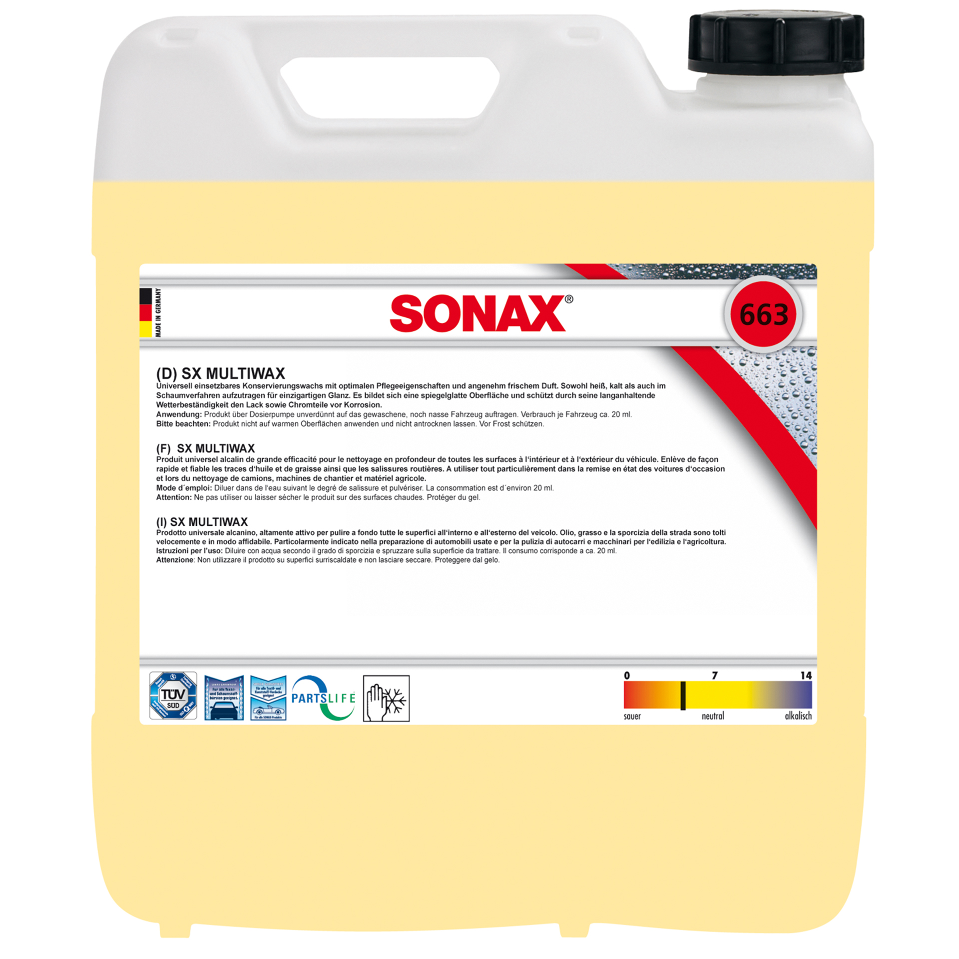 Sonax Sonax 06636000 Multiwax 10L 1837862