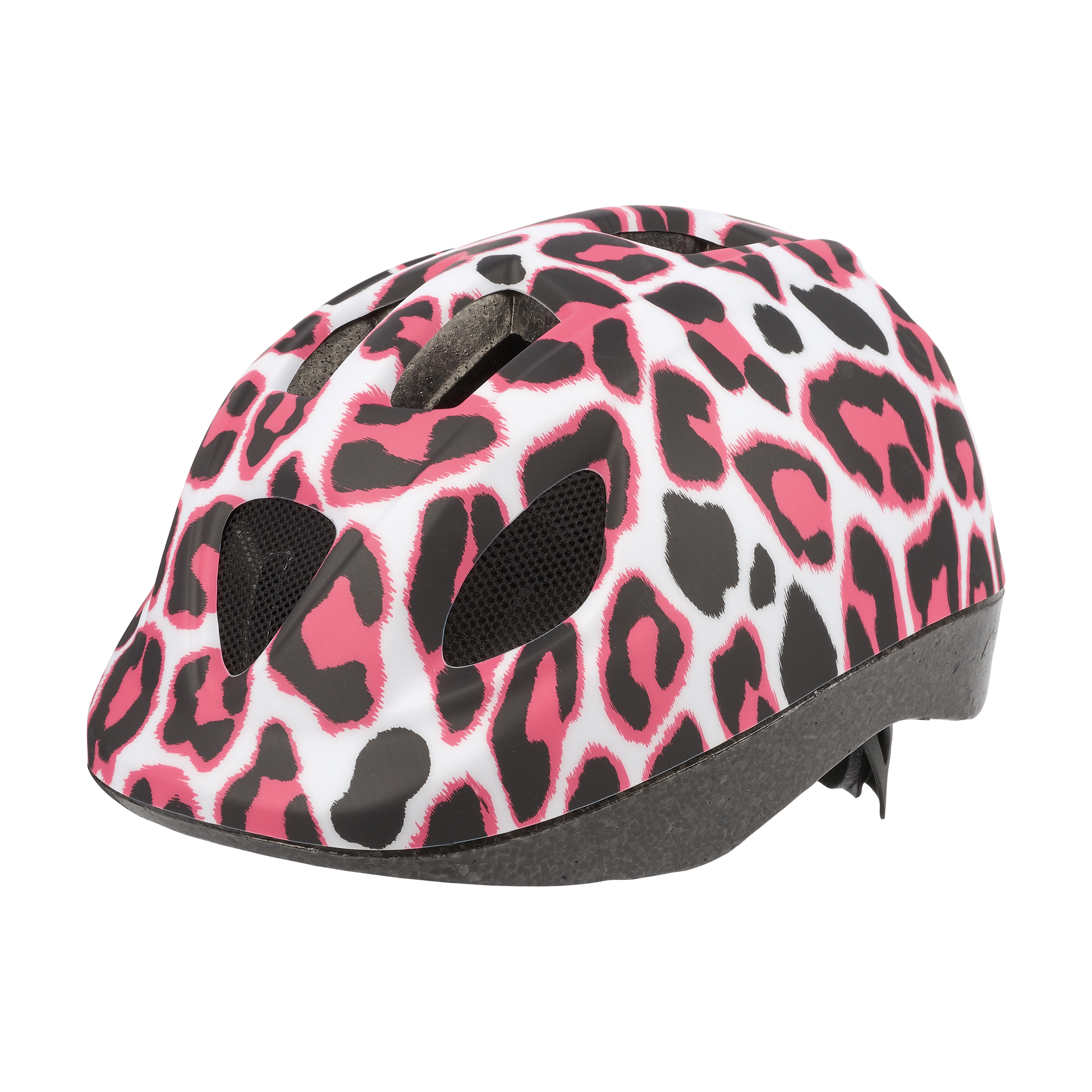 Polisport Polisport Kinder Helm Pinky Cheetah 46/53cm wit/roze 5010668