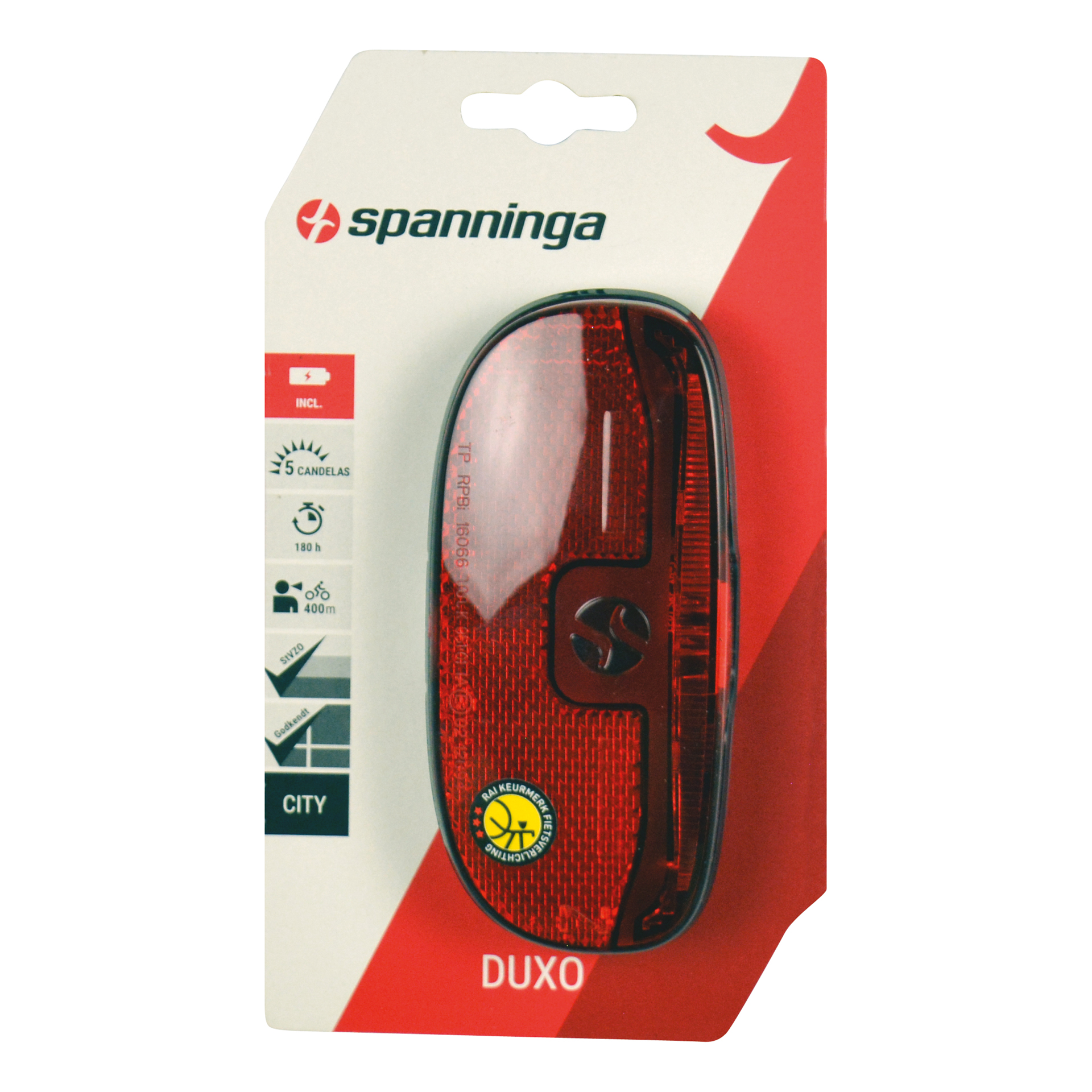 Spanninga Spanninga Achterlicht Duxo batterij 5036213