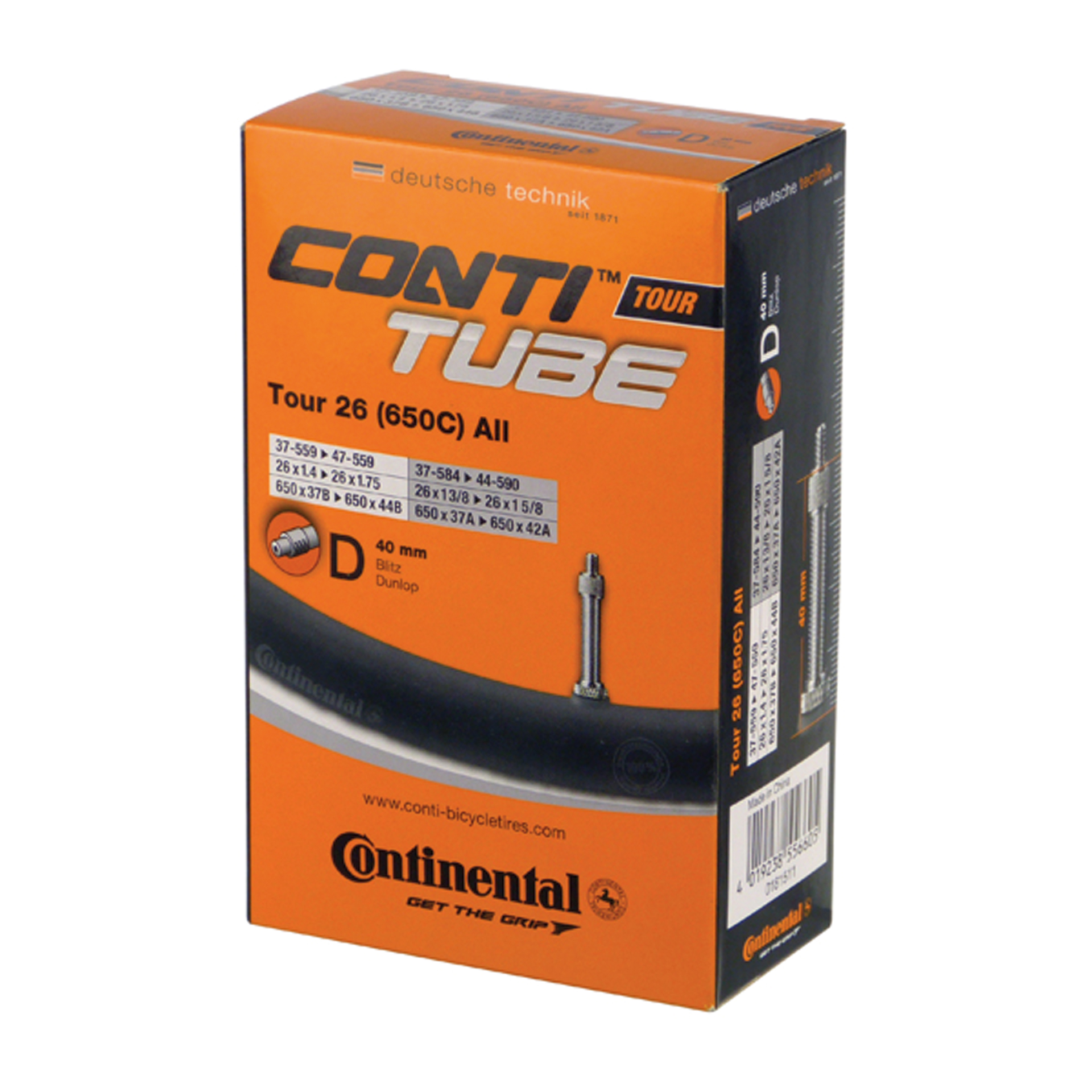 Continental Continental Binnenband Tour 26 Slim D40 5036730