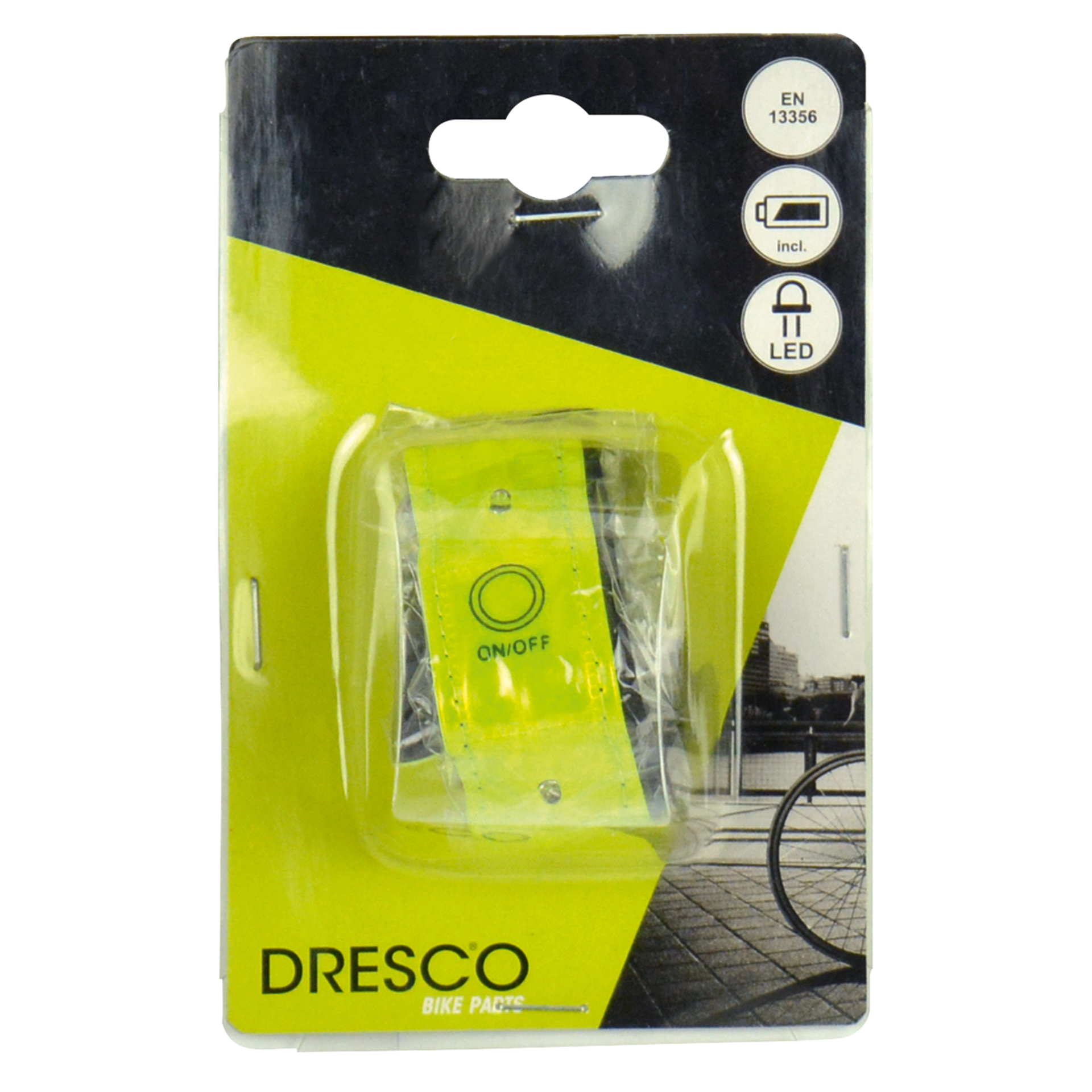 Dresco Dresco Reflecterende Armband 4 LED 5250030