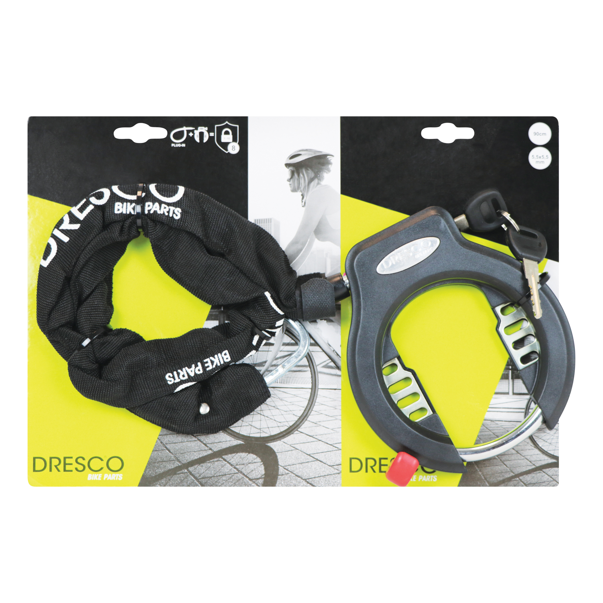 Dresco Dresco Ringslot & Plug In Ketting 90/5.5 5250216
