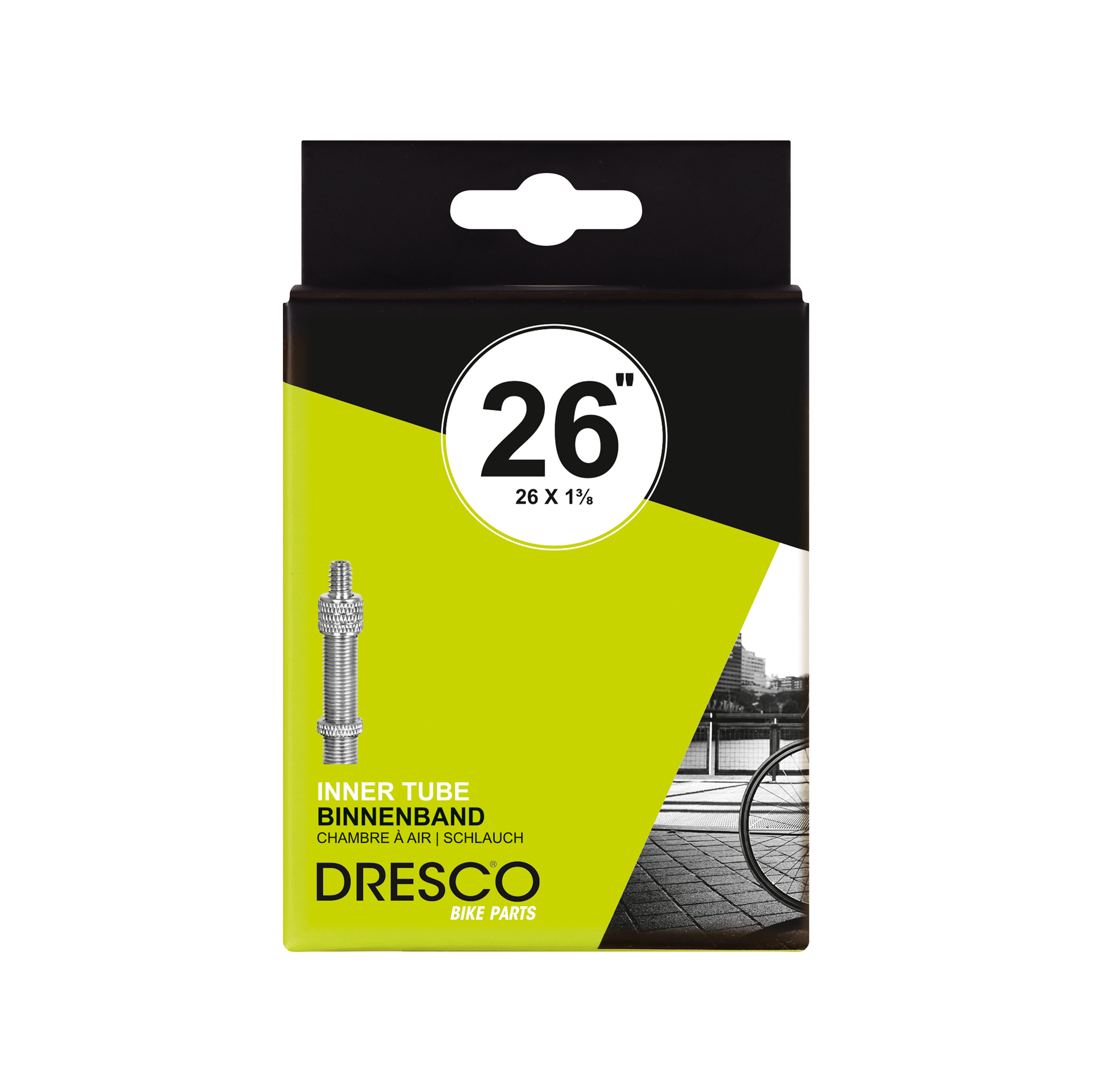 Dresco Dresco Binnenband 26 x1.75-2.25(47/57-559) Dunlop 40mm 5250420