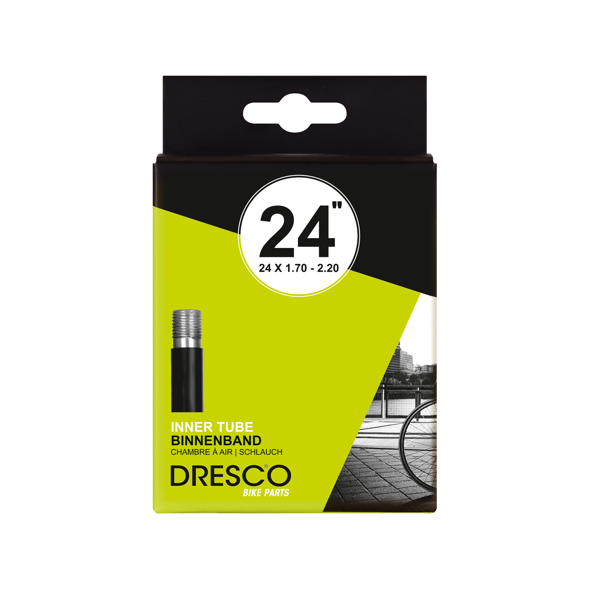 Dresco Dresco Binnenband 24 x 1.70-2.20 (44/50-507) Schrader 40mm 5250434