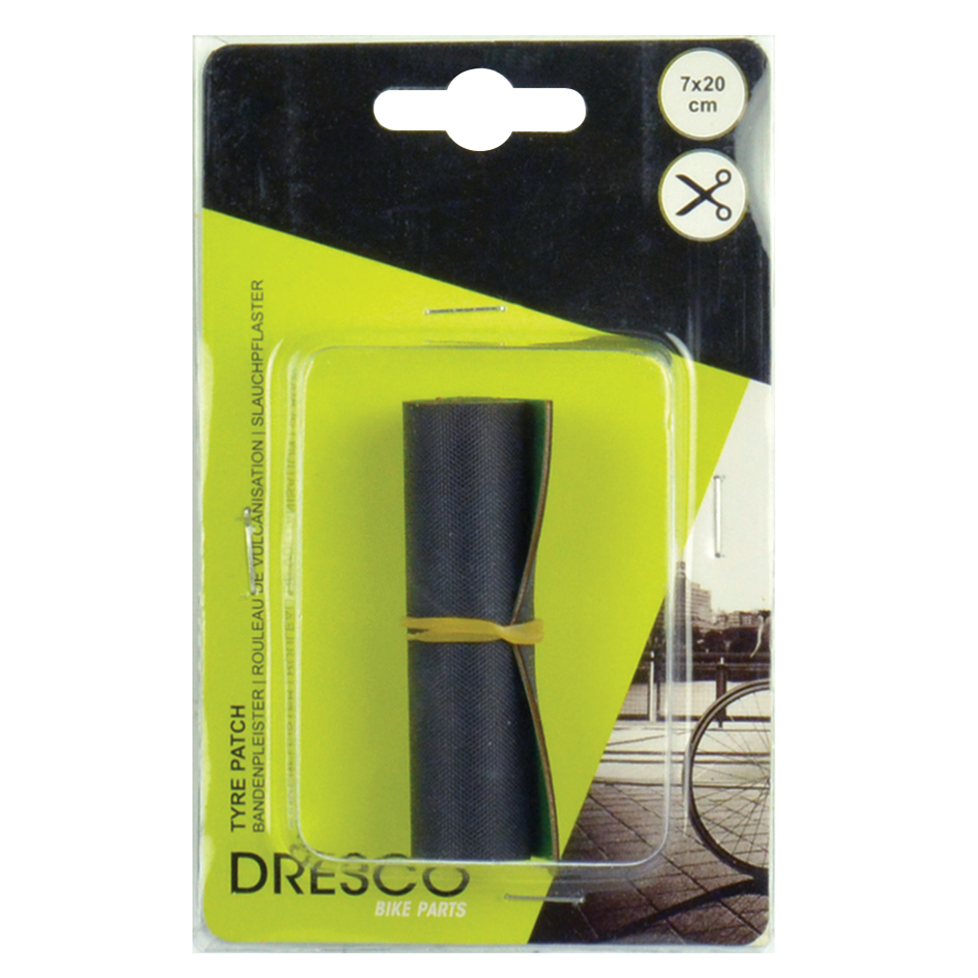 Dresco Dresco Bandenplak knippleister 7x20cm 5251502
