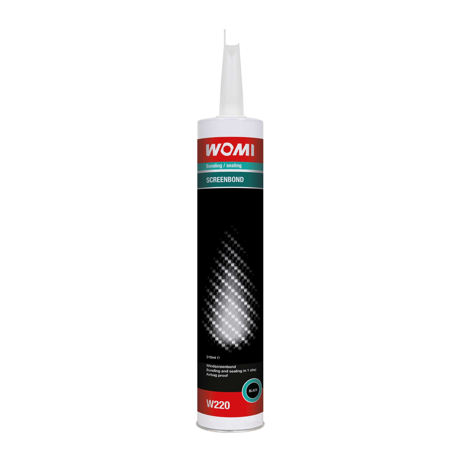 Womi Womi W220 Screenbond Ruitenlijm Zwart 310ml 5570220