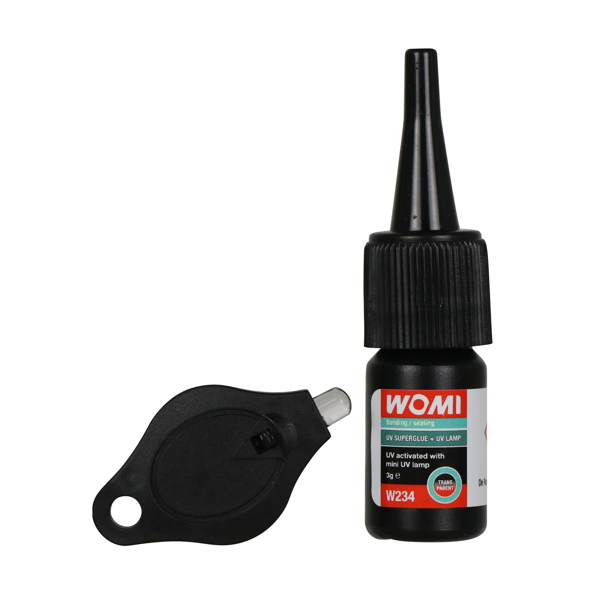 Womi Womi W234 UV Superglue +UV Lamp Transparant 3g 5570234