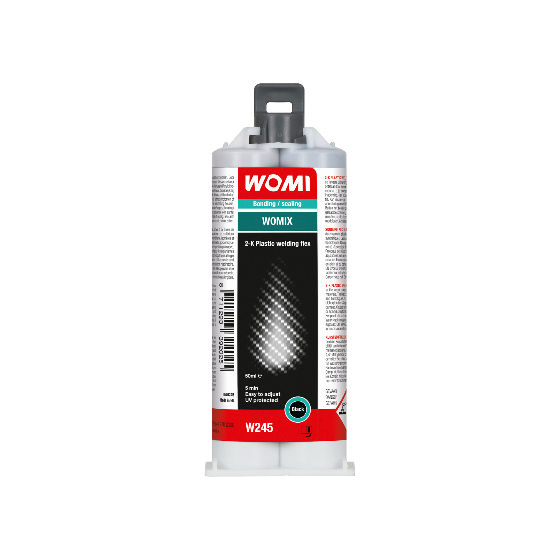 Womi Womi W245 2K Plastic Welding Flex 50ml Zwart 5570245