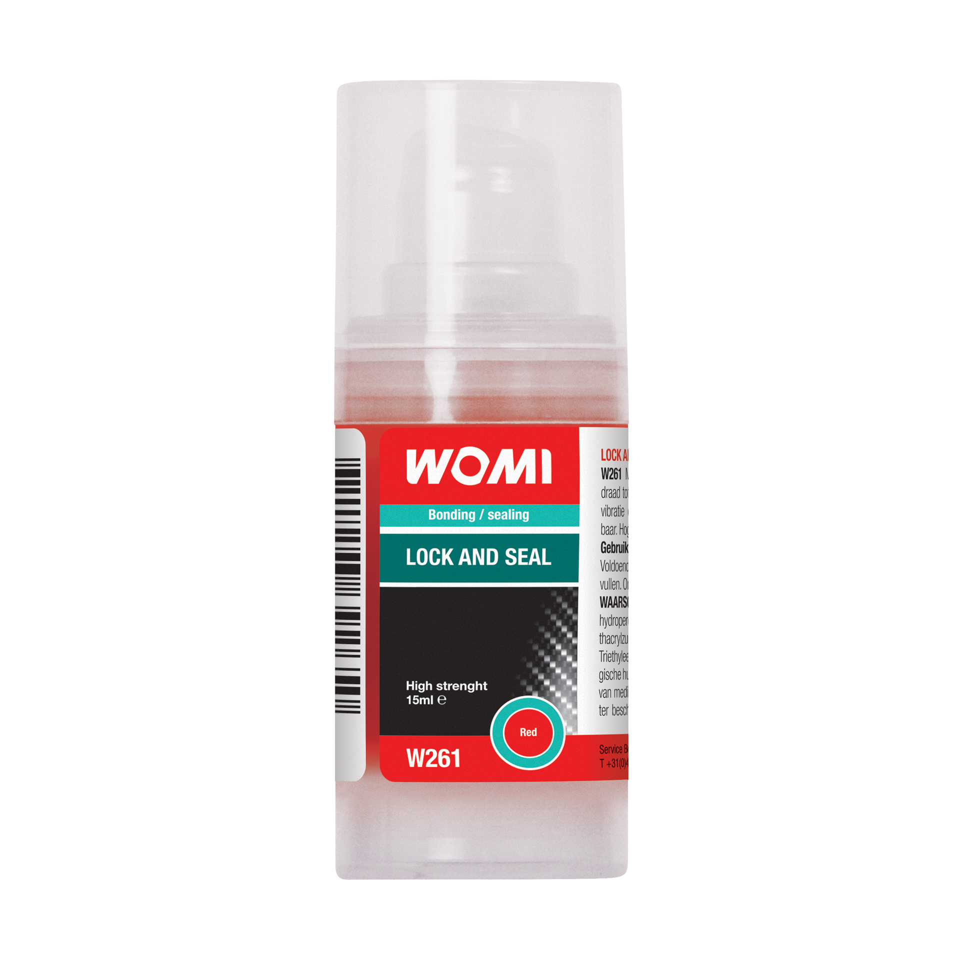 Womi Womi W261 Lock and Seal 15ml Red 5570261