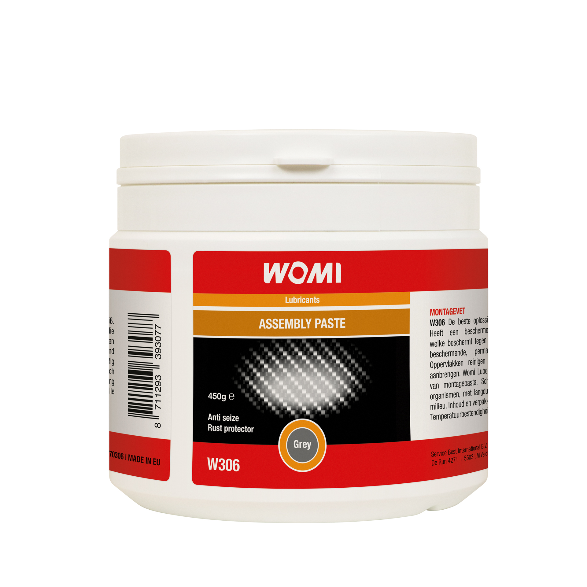 Womi Womi W306 Montagevet Grijs 450g 5570306