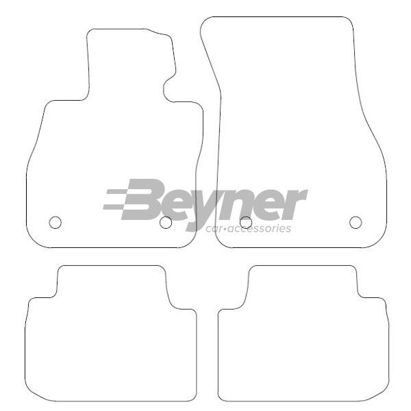 Beyner Pasklare stoffen matten MSN-1360194