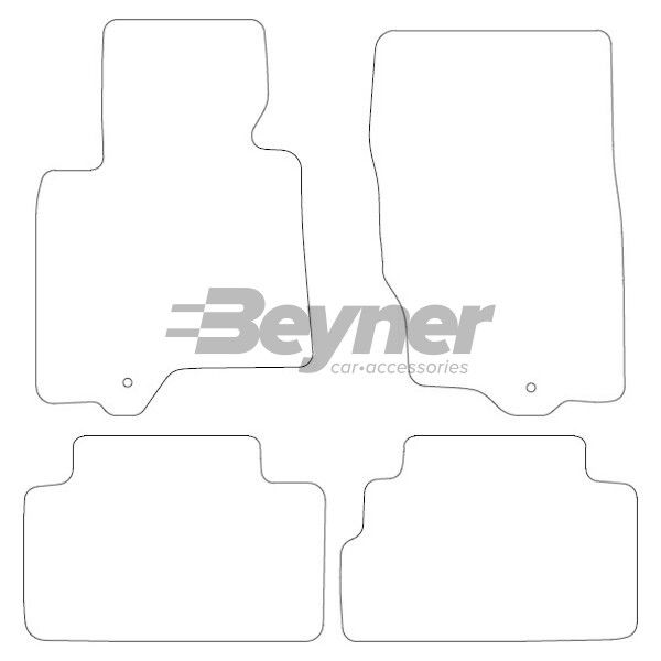 Beyner Pasklare stoffen matten MSN-1360305