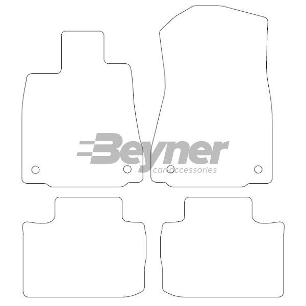 Beyner Pasklare stoffen matten MSN-1360333