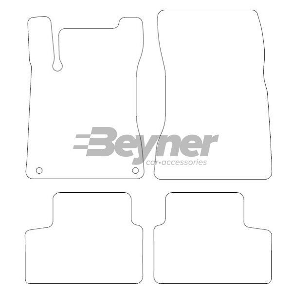 Beyner Pasklare stoffen matten MSN-1360339