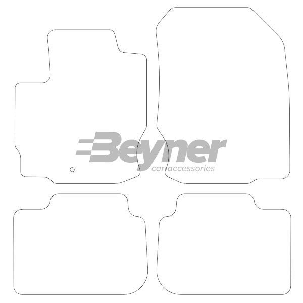 Beyner Pasklare stoffen matten MSN-1360349