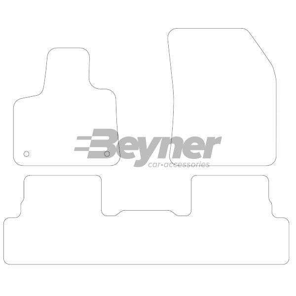 Beyner Pasklare stoffen matten MSN-1360373