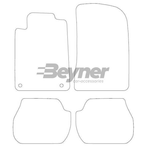 Beyner Pasklare stoffen matten MSN-1360379