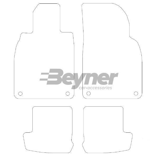 Beyner Pasklare stoffen matten MSN-1360392