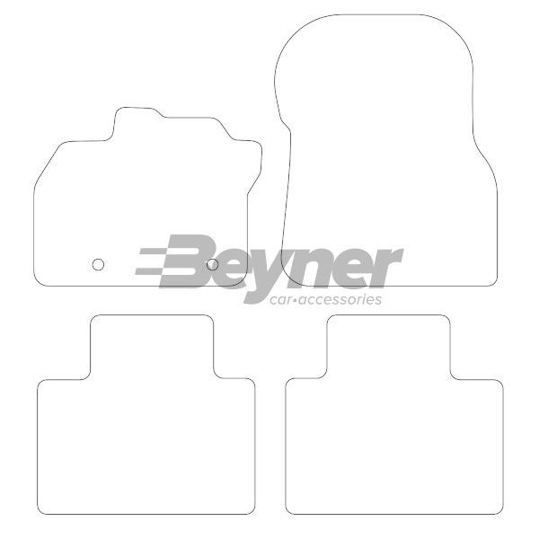 Beyner Pasklare stoffen matten MSN-1360401