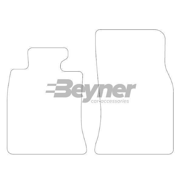 Beyner Pasklare stoffen matten MSN-1360404