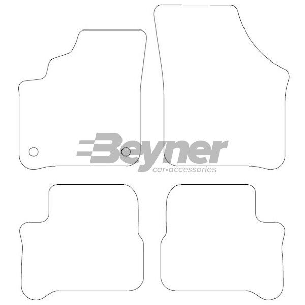 Beyner Pasklare stoffen matten MSN-1360414