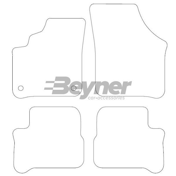 Beyner Pasklare stoffen matten MSN-1360419