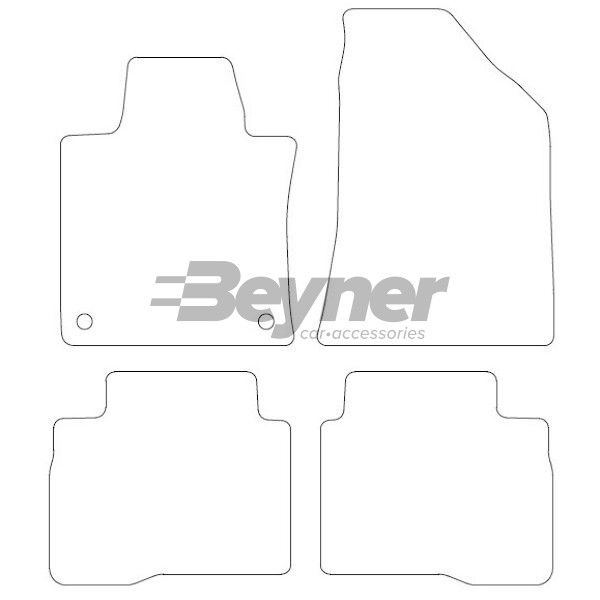 Beyner Pasklare stoffen matten MSN-1360425