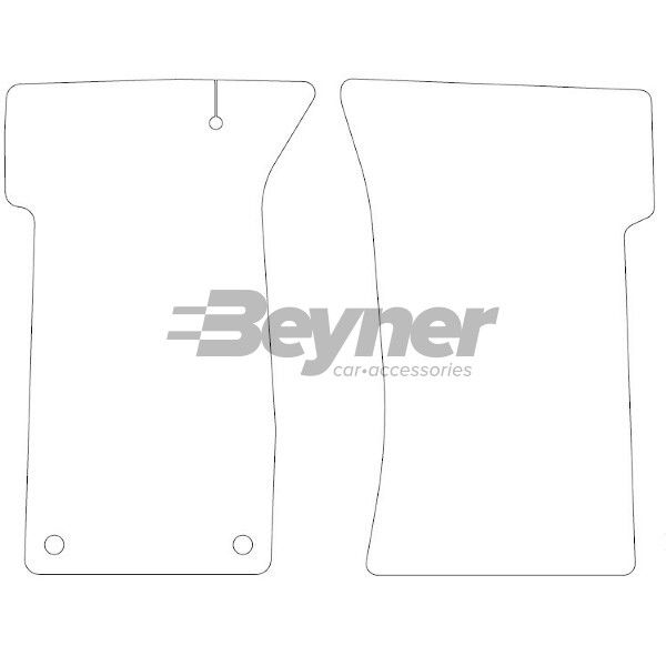 Beyner Pasklare stoffen matten MSN-1360440