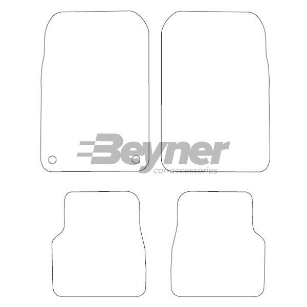 Beyner Pasklare stoffen matten MSN-1360442