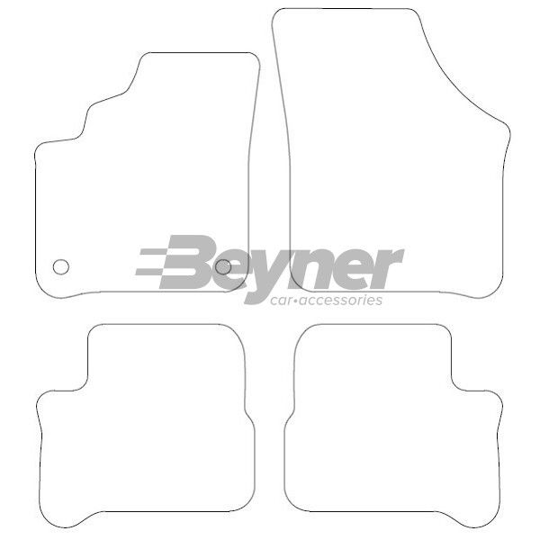 Beyner Pasklare stoffen matten MSN-1360466