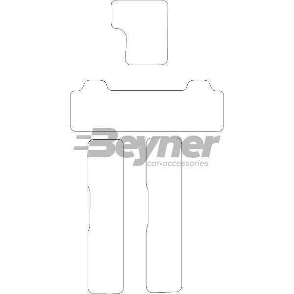 Beyner Pasklare stoffen matten MSN-1360677