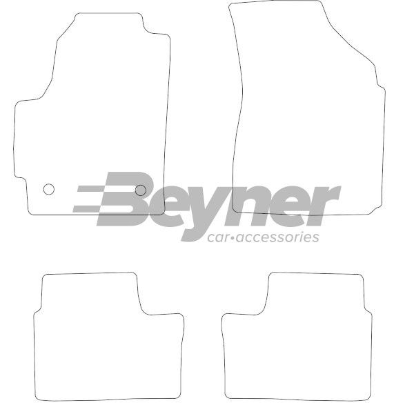 Beyner Pasklare stoffen matten MSN-1362329