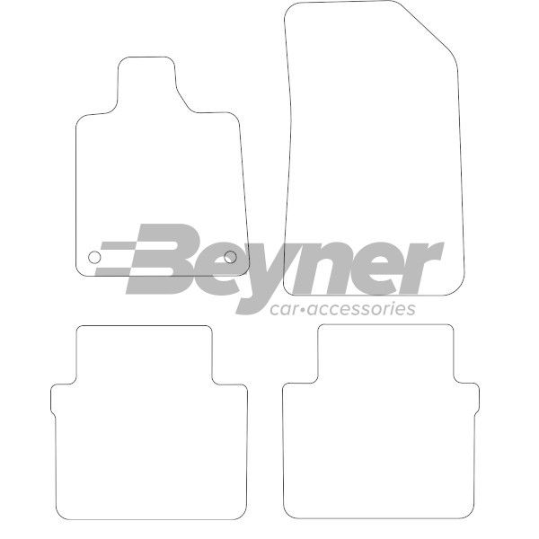 Beyner Pasklare stoffen matten MSN-1362447