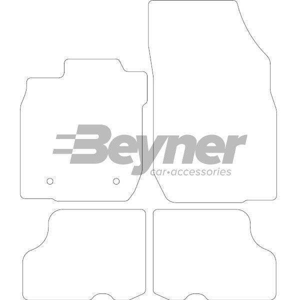 Beyner Pasklare stoffen matten MSN-1362641