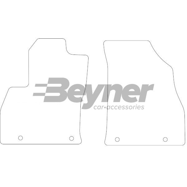 Beyner Pasklare stoffen matten MSN-1362822