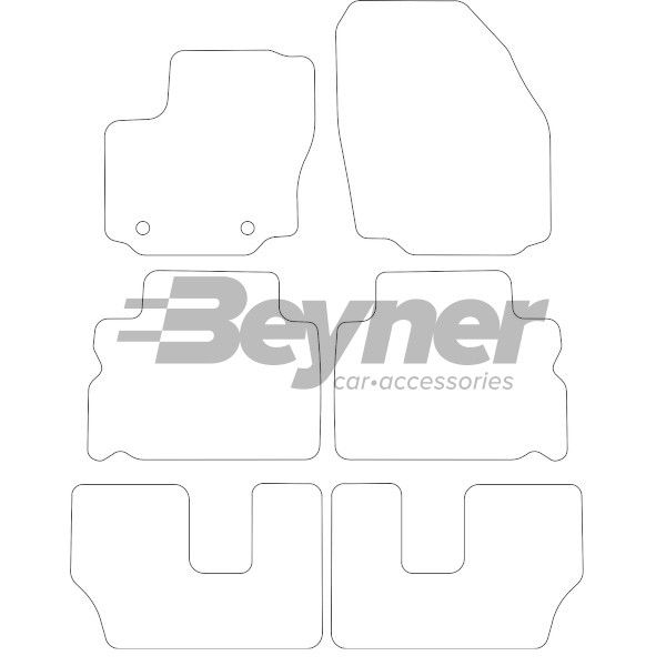 Beyner Pasklare stoffen matten MSN-1363049