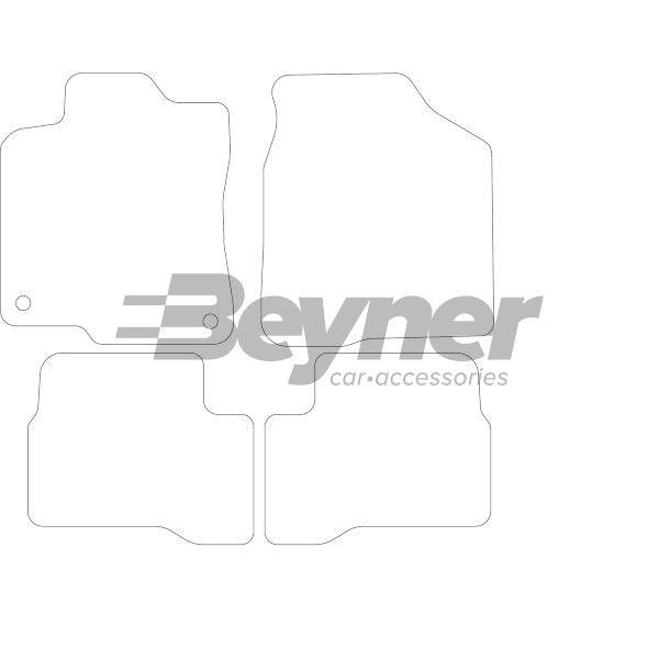 Beyner Pasklare stoffen matten MSN-1364013