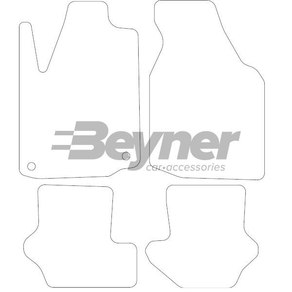 Beyner Pasklare stoffen matten MSN-1364016