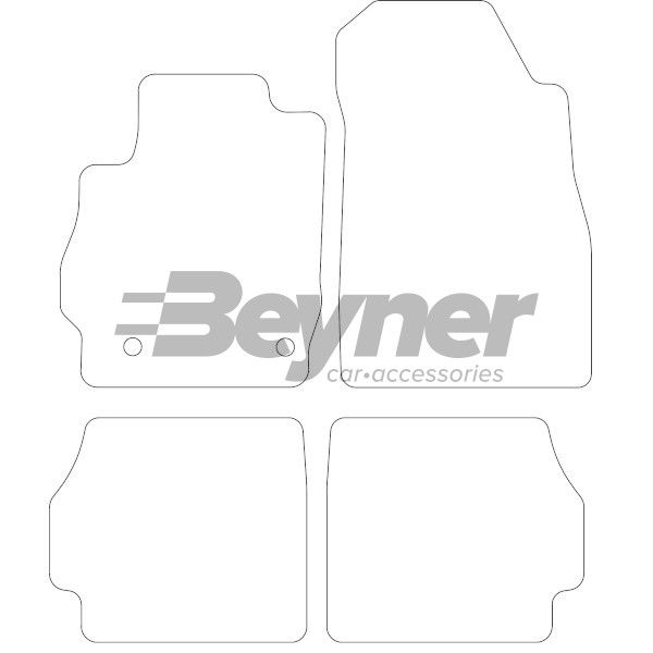 Beyner Pasklare stoffen matten MSN-1364022