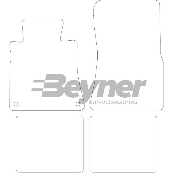 Beyner Pasklare stoffen matten MSN-1364119